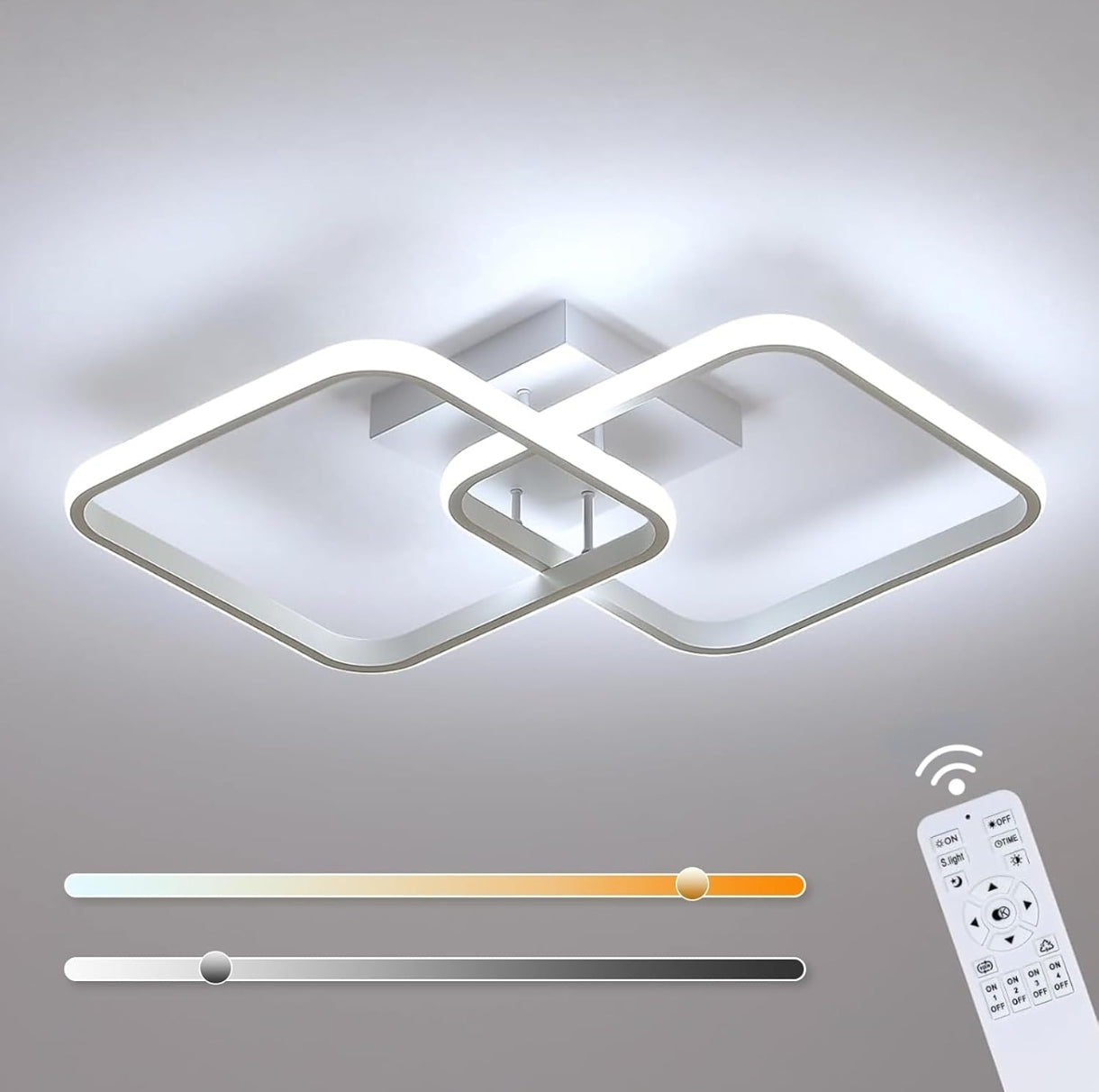 💡 LED stropna luč z daljinskim upravljalnikom 50W