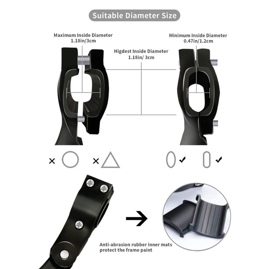 🚲 Nastavljivo stojalo za kolo (24–28") – aluminijasto, nedrseče, univerzalno - naklikaj.si