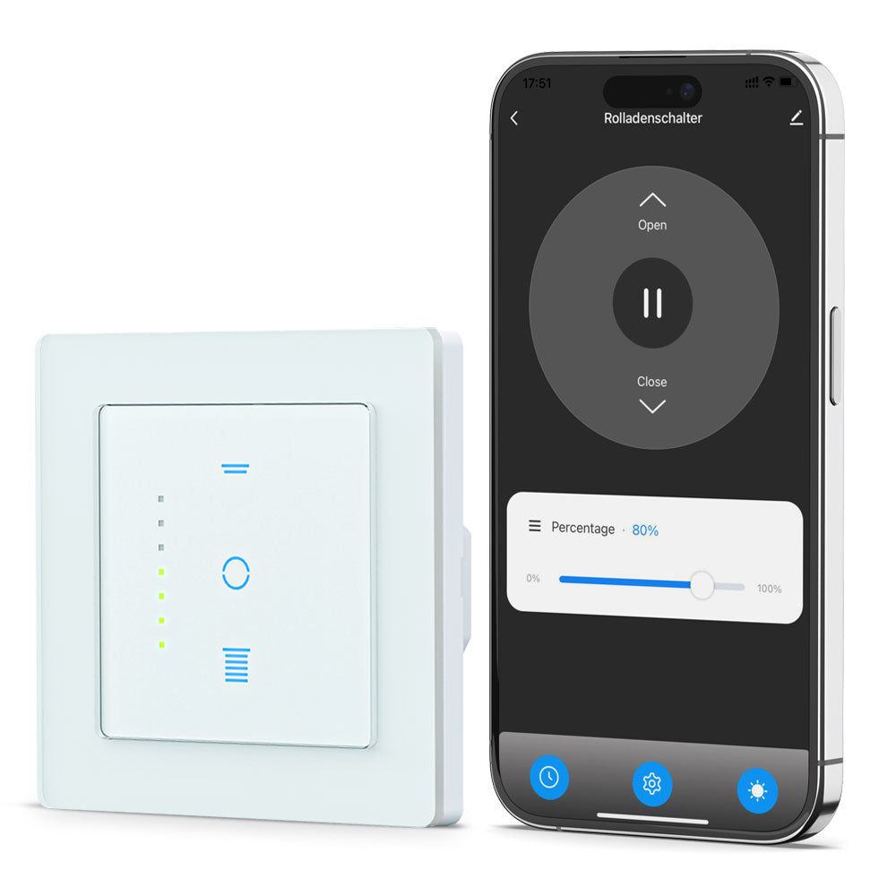 🪟 CURRYSMARTER pametno stikalo za rolete z WiFi povezavo in glasovnim upravljanjem - 1kom