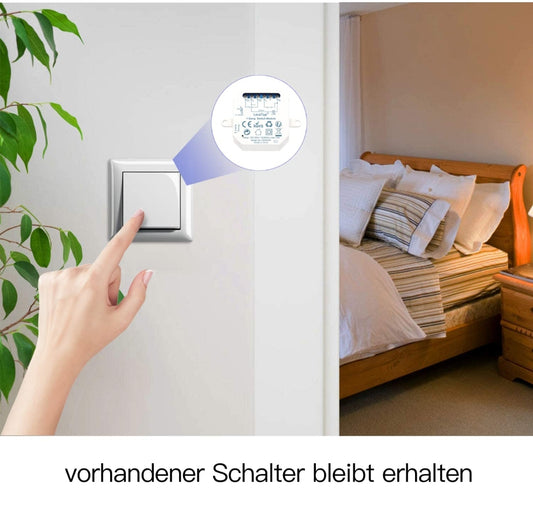 ⚡ LoraTap WiFi pametni stikalno relejni modul, 16A - komplet 2x - naklikaj.si