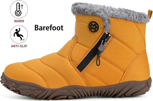 KVbaby podloženi zimski škornji z zadrgo (št. 40, rjavi)