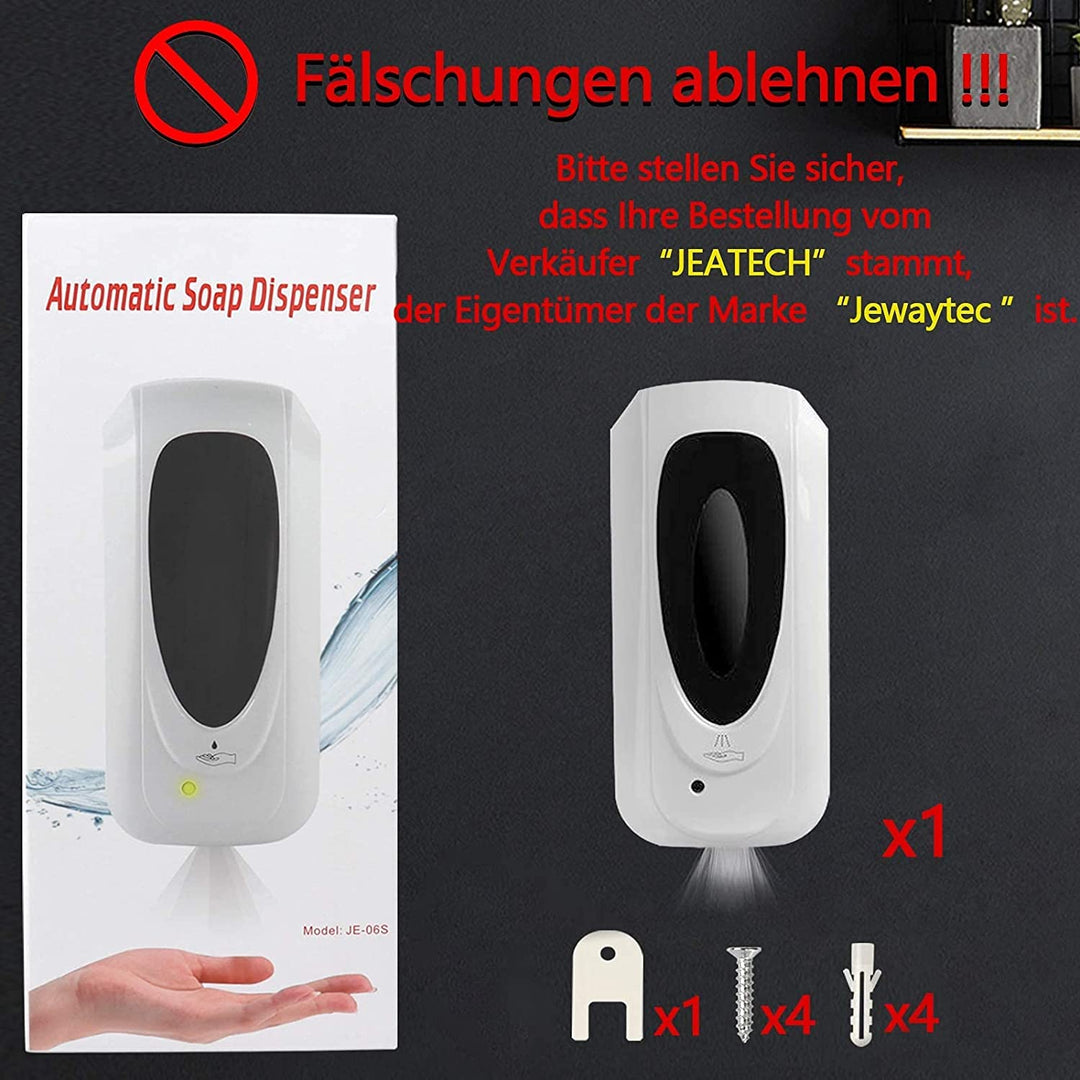 🧴 Avtomatski dozirnik razkužila Jewaytec – 1000 ml, stenski, s senzorjem in UV-sterilizacijo