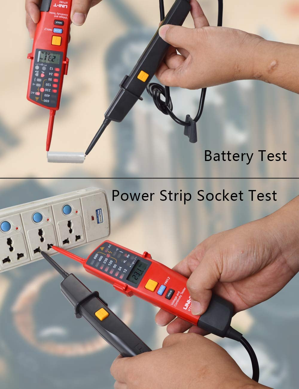 🔌 UNI-T UT18C digitalni tester napetosti