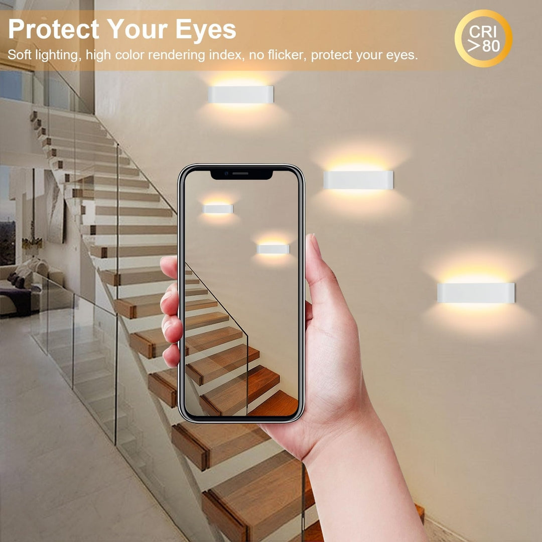 💡 Lightsjoy 2×18W stenska LED svetilka 40 cm – moderna notranja osvetlitev gor in dol