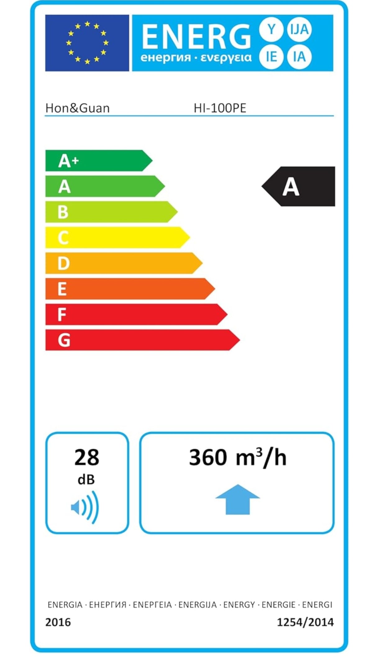 Hon&Guan HI-100PE EC cevni ventilator z inteligentnim krmilnikom (360 m³/h, 100 mm, 28 dB)