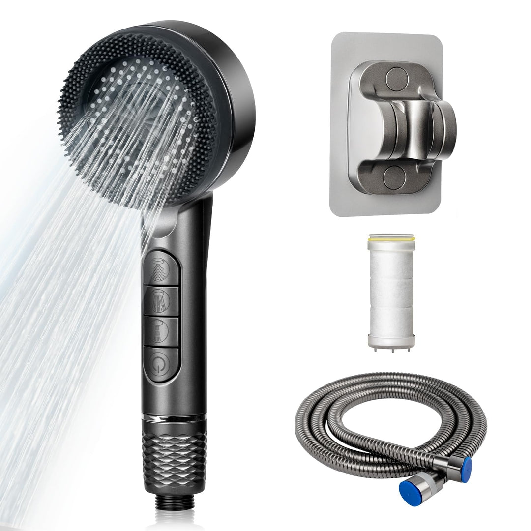 🚿Komplet EcoSmart prha s filtrom, 150cm cev, nosilec - naklikaj.si