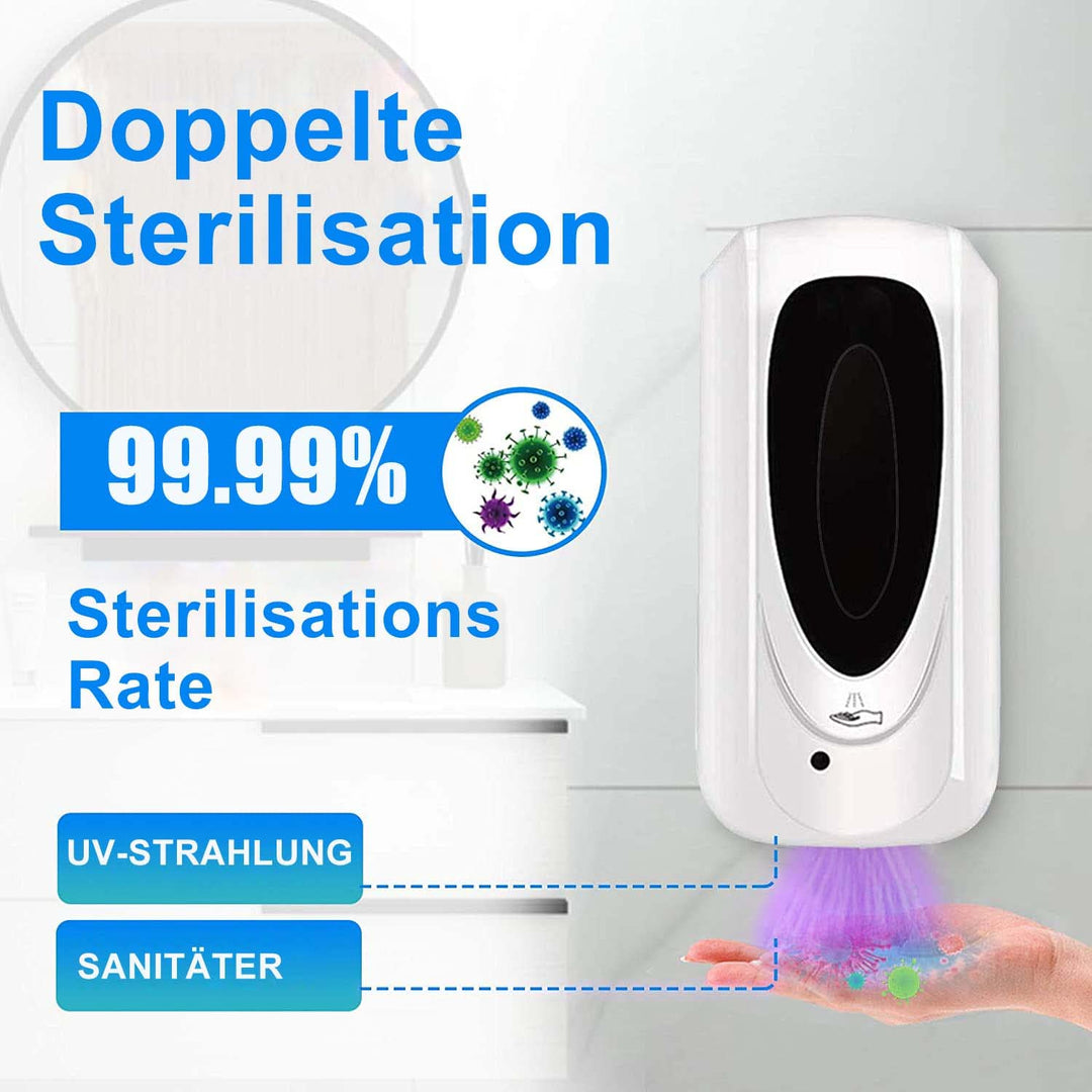 🧴 Avtomatski dozirnik razkužila Jewaytec – 1000 ml, stenski, s senzorjem in UV-sterilizacijo