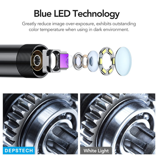 DEPSTECH WiFi endoskopska kamera – 1200P, 10 m