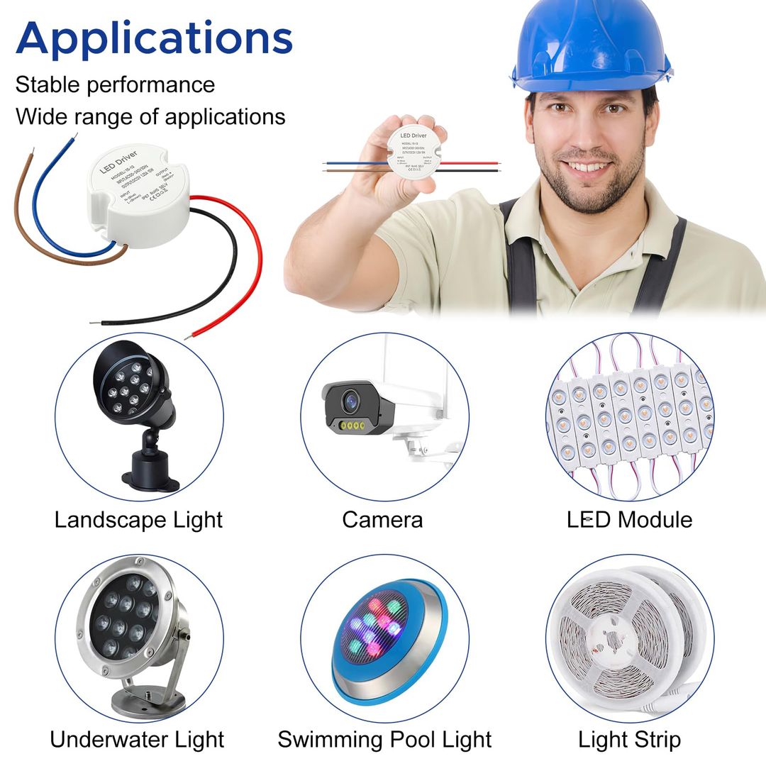 Mini LED napajalnik 12V 15W IP67 – vodoodporen