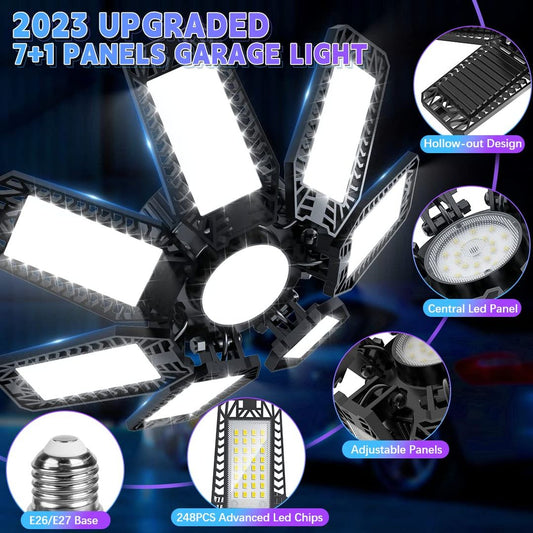Garažna LED svetilka 200W, 20.000lm - 6 kosov - naklikaj.si