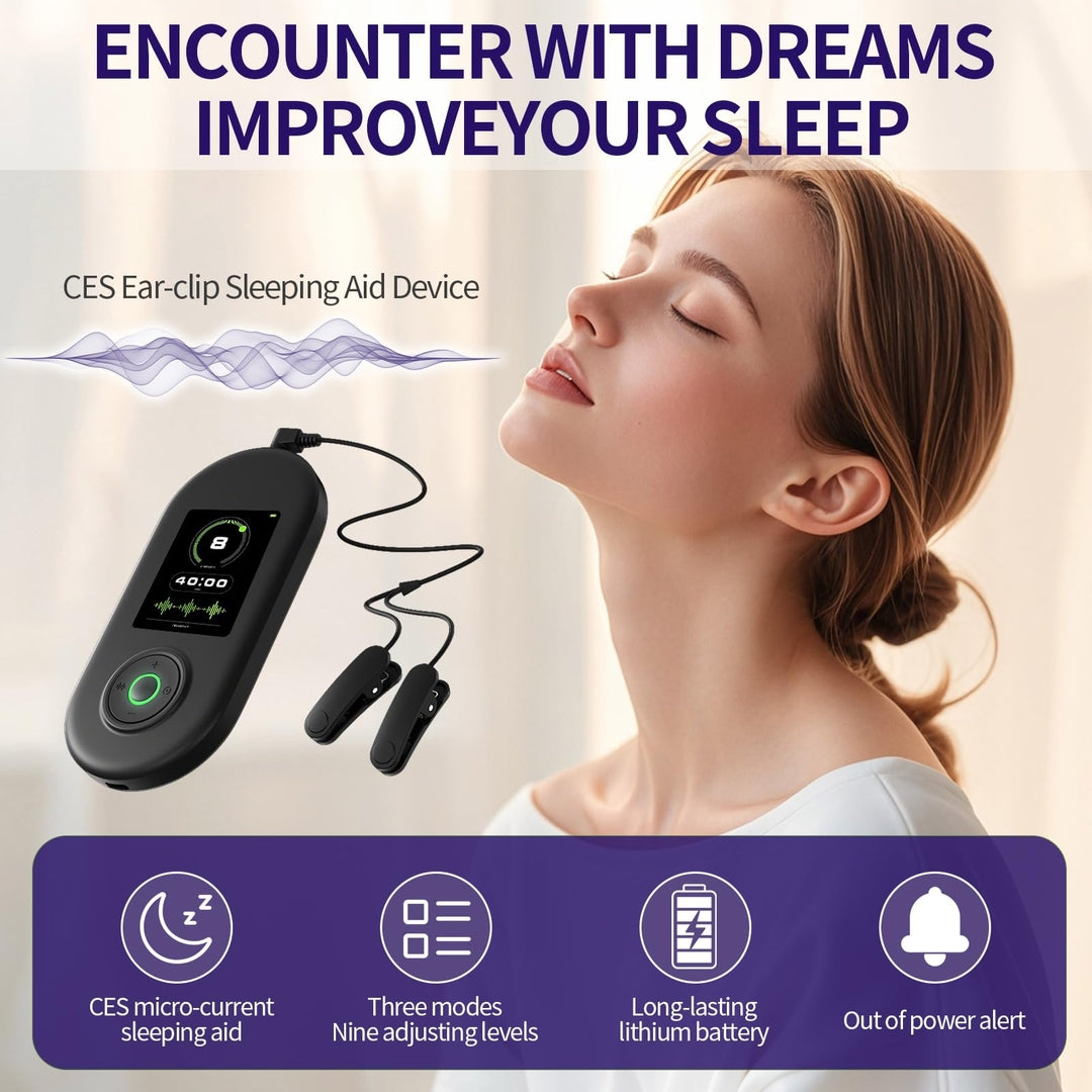 Napredna naprava za pomoč pri spanju – CES terapija z ušesnimi sponkami (vagus stimulacija živca)