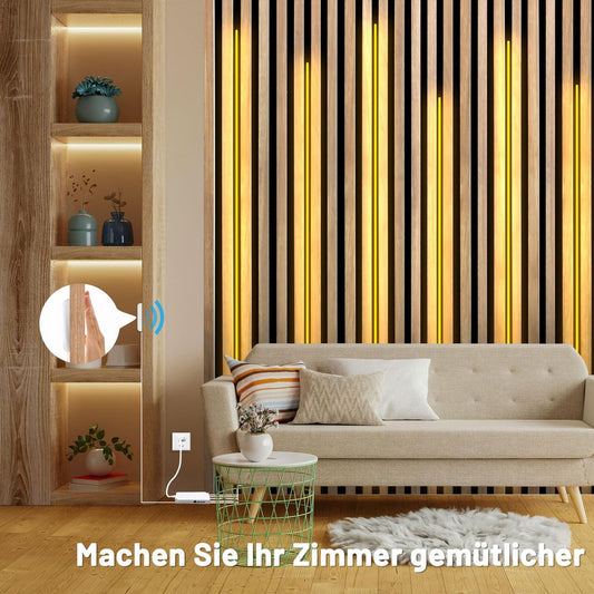 LICHASER 6x3m COB LED trak 4000K z stikalom na dotik (POŠKODOVANA EMBALAŽA) - naklikaj.si