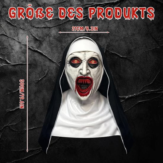 Maska za noč čarovnic in maškare - nuna