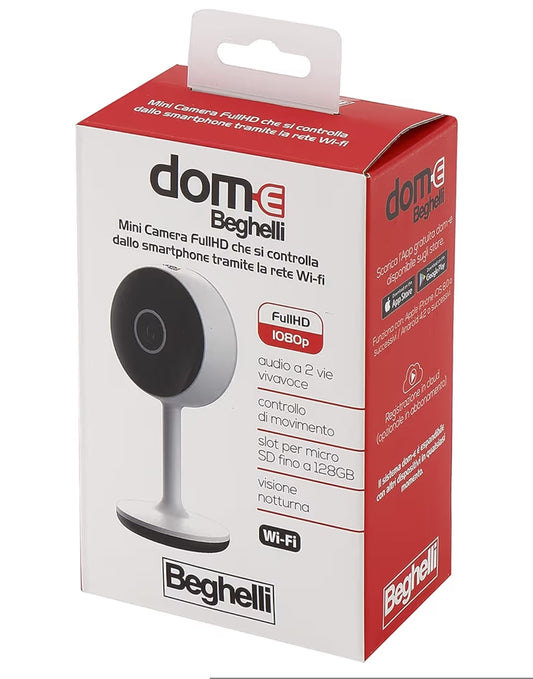 Beghelli Dom-e notranja Wi-Fi kamera Full HD 1080p
