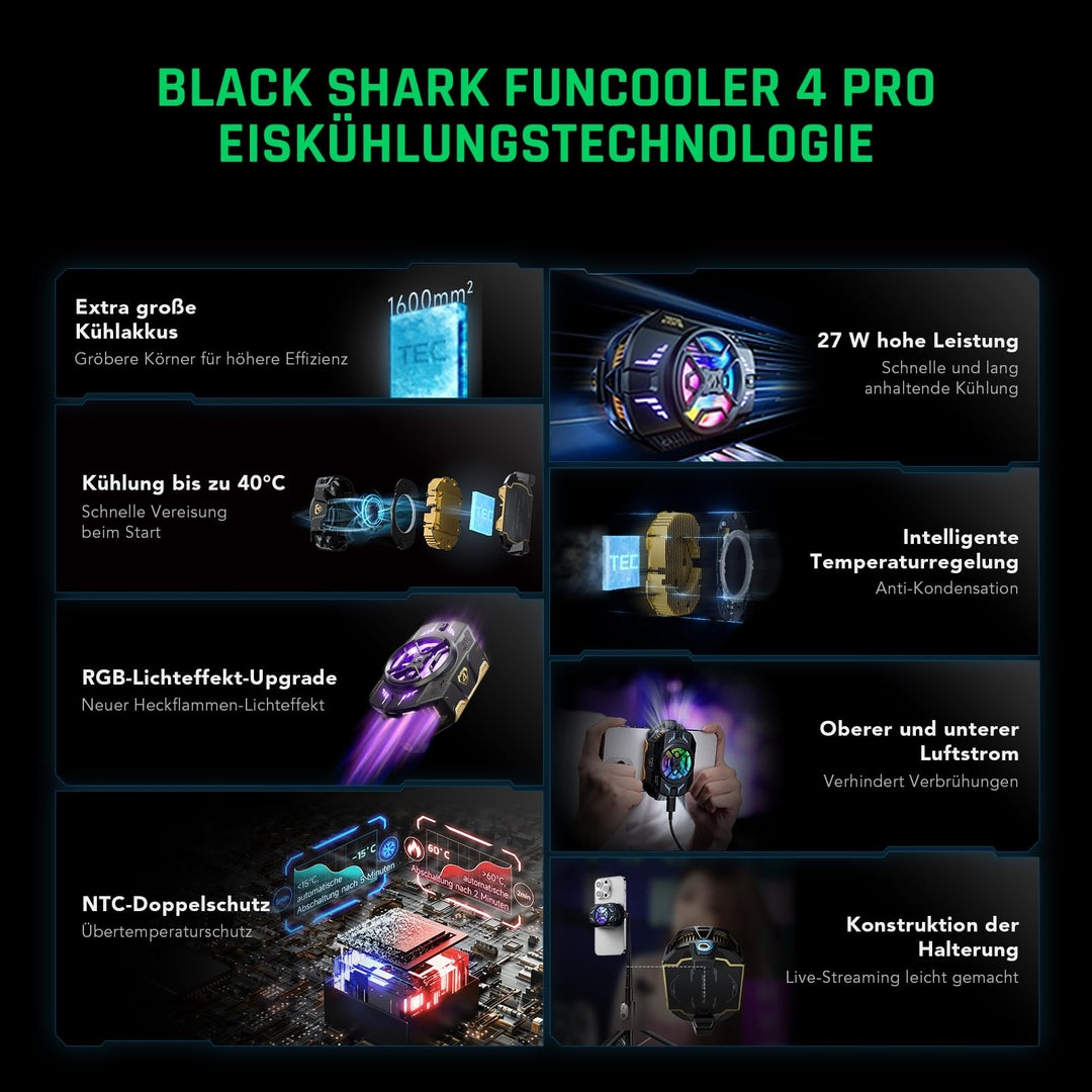 ❄️Black Shark FunCooler 4 Pro – Profesionalni hladilnik za telefone
