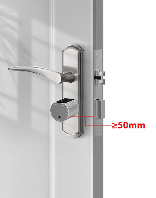 🔐 EseeSmart L111 pametna elektronska ključavnica s prstnim odtisom, kodo, kartico RFID in aplikacijo Tuya - naklikaj.si