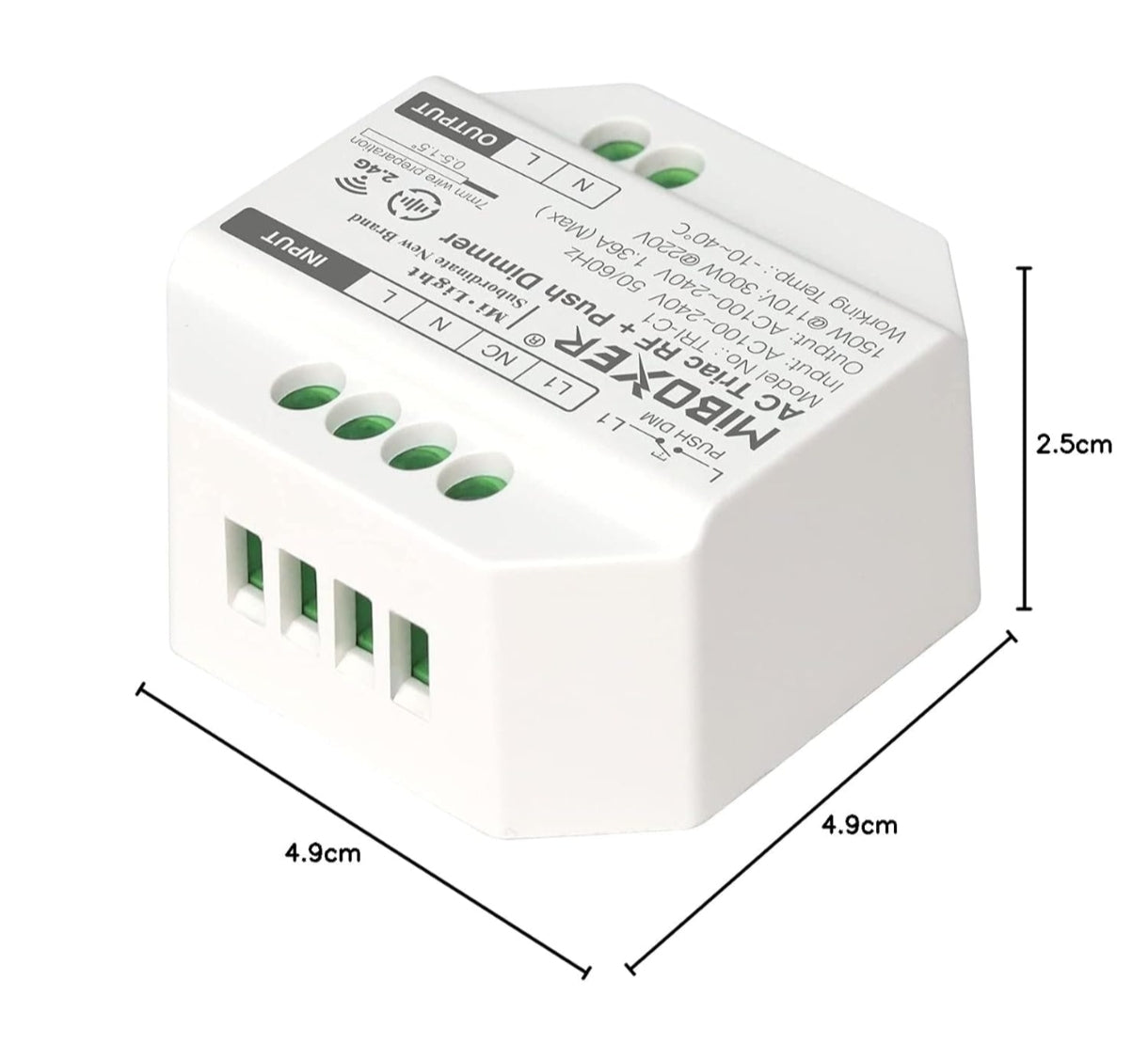 ⚡ MiBoxer AC Triac RF + Push Dimmer (TRI-C1) – pametni zatemnilnik