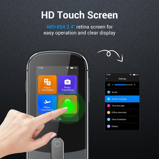 🌍 ANFIER W09 PRO pametni prevajalnik – 144 jezikov