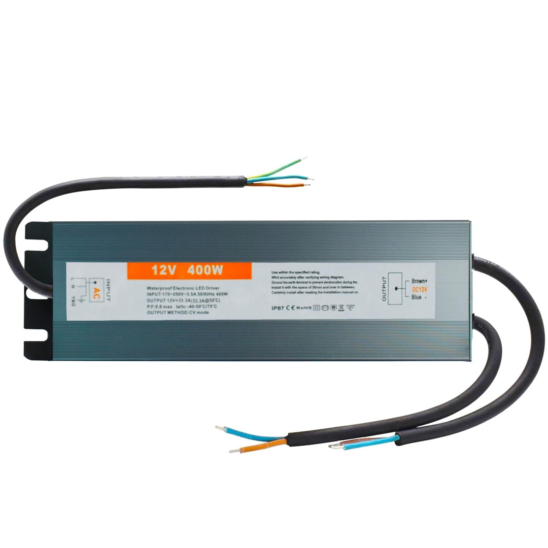 🔌 LED napajalnik 12V 400W, IP67 vodoodporen