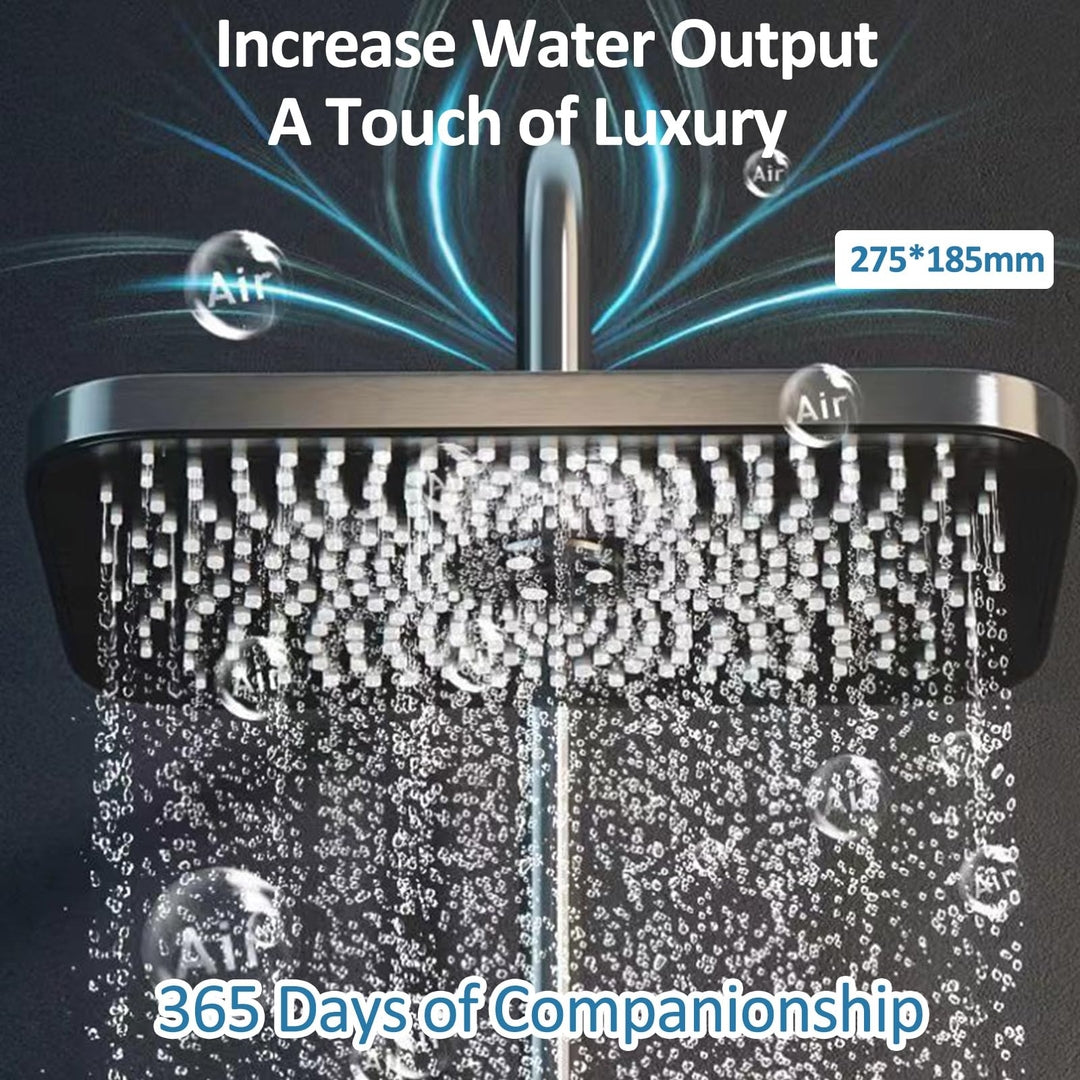 🚿 Moderni tuš sistem s termostatom in LED prikazom temperature