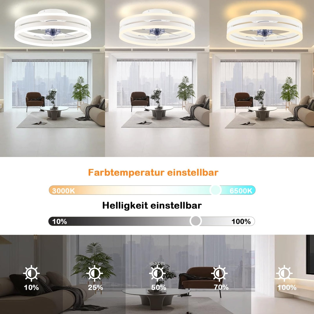 🌪️Stropna luč z ventilatorjem 50W