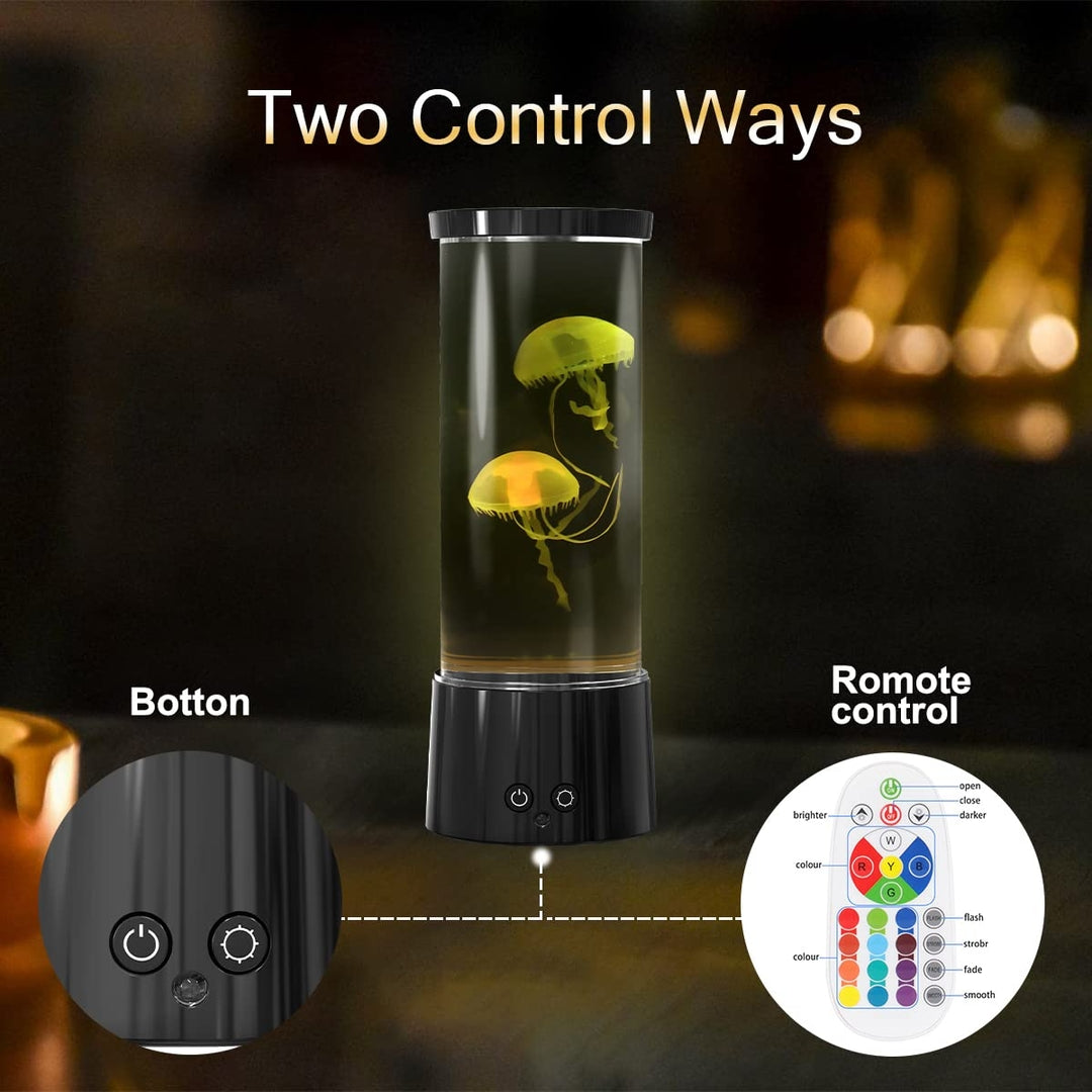 LED akvarijska svetilka z plavajočimi meduzami