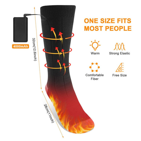 Grelne nogavice Flintronic z 2x4000 mAh baterijo