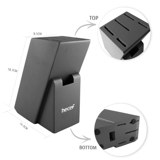 🍴 7 delni set kuhinjskih nožev HECEF (roza)