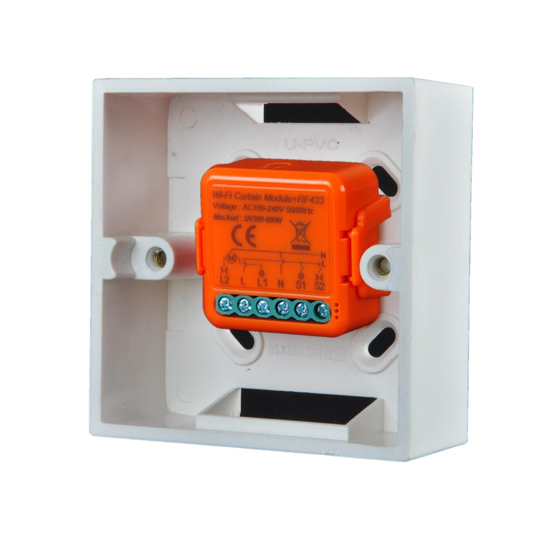 🪟 Yueyang WiFi RF433 pametni komplet za rolete/zavese – 5× modul + 5× daljinec + baterije