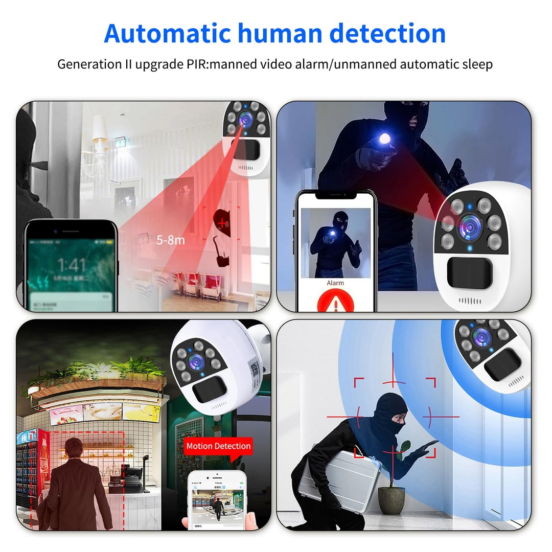 Solarna WiFi + 4G pametna varnostna kamera, 1080P, polna baterija za mesec dni, nočni vid – 1080P