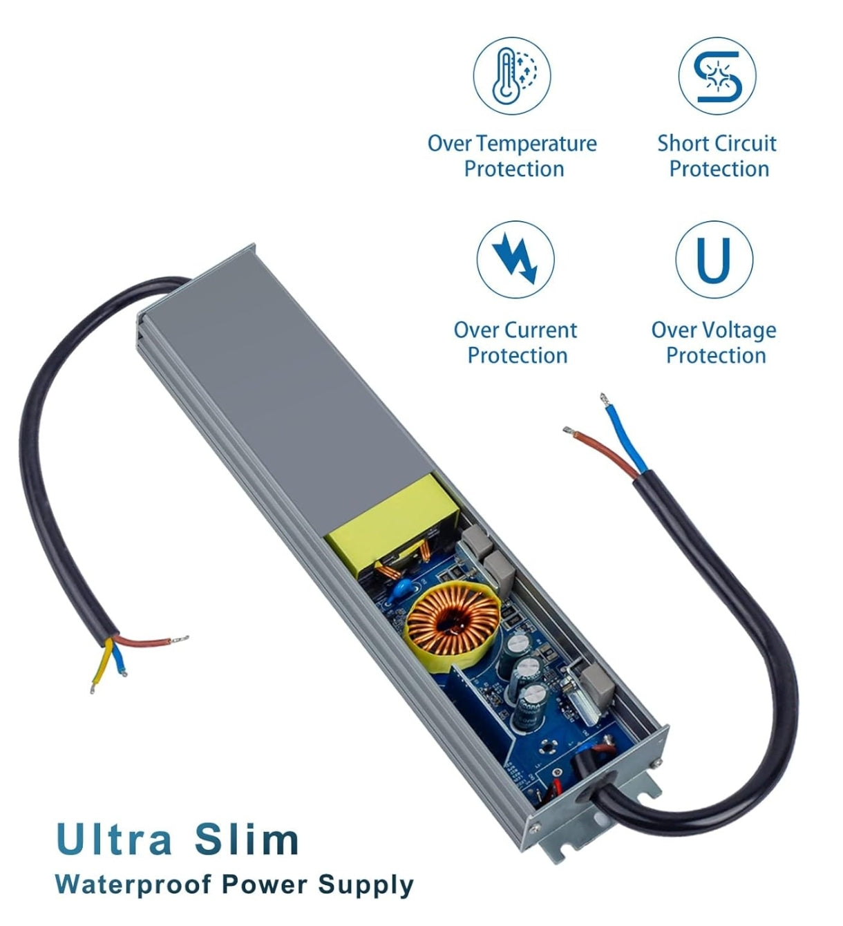 ⚡ DUSKTEC LED napajalnik 24V, 60W, IP67