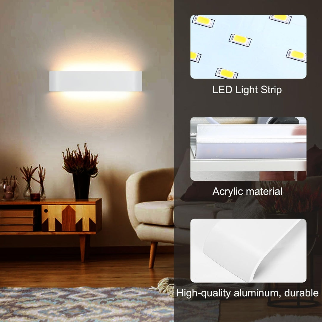 💡 Lightsjoy 2×18W stenska LED svetilka 40 cm – moderna notranja osvetlitev gor in dol