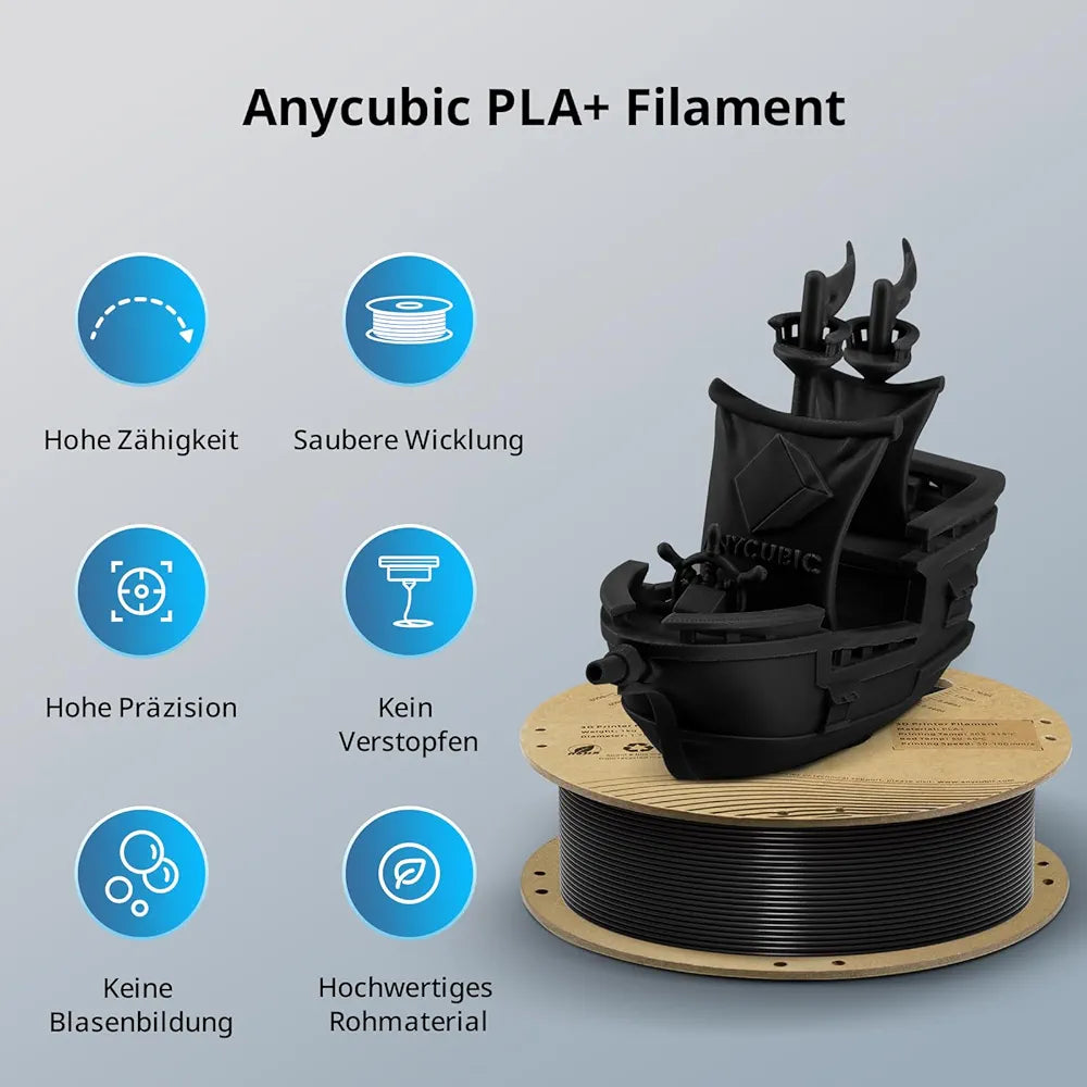 🧵 ANYCUBIC PLA+ filament - 1.75 mm, bright white, 1kg