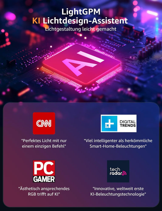 LEPRO N1 neon LED trak, WiFi, Alexa, Google Assistant -3m - naklikaj.si