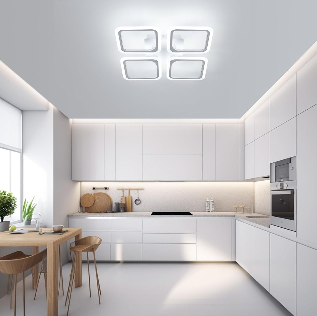 LED stropna svetilka 48W, 5400lm z daljinskim upravljalnikom