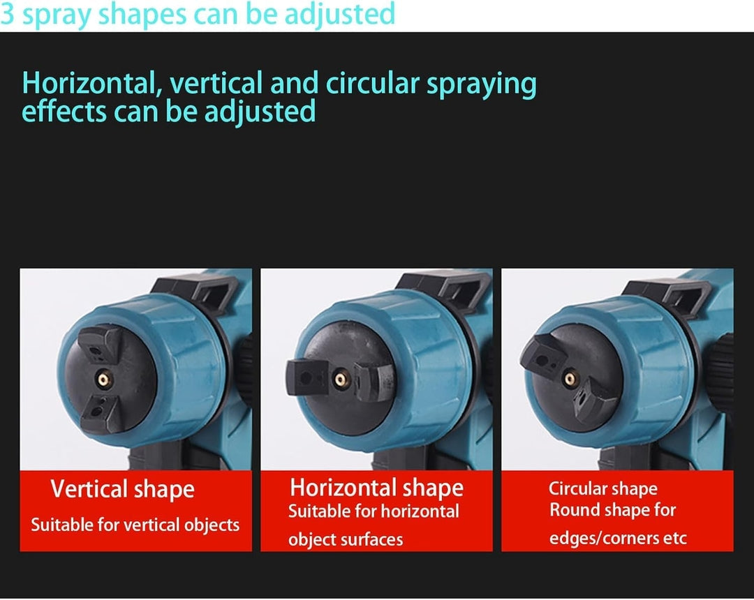 TINMAGI električna barvna pištola 850 W – profesionalni razpršilnik z 1400 ml posodo