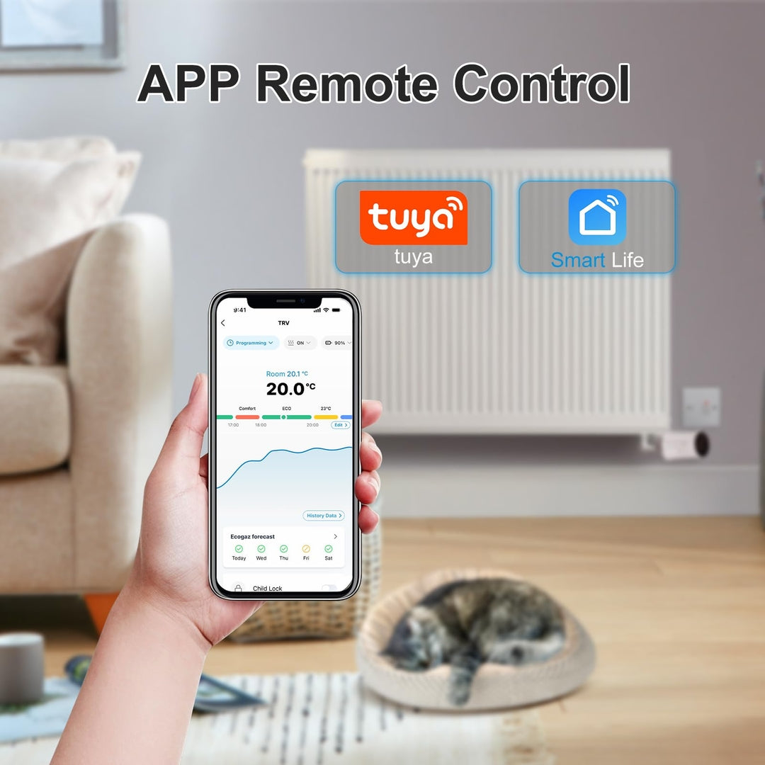🌡Komplet 3x SALCAR pametni WiFi termostat TRV706W
