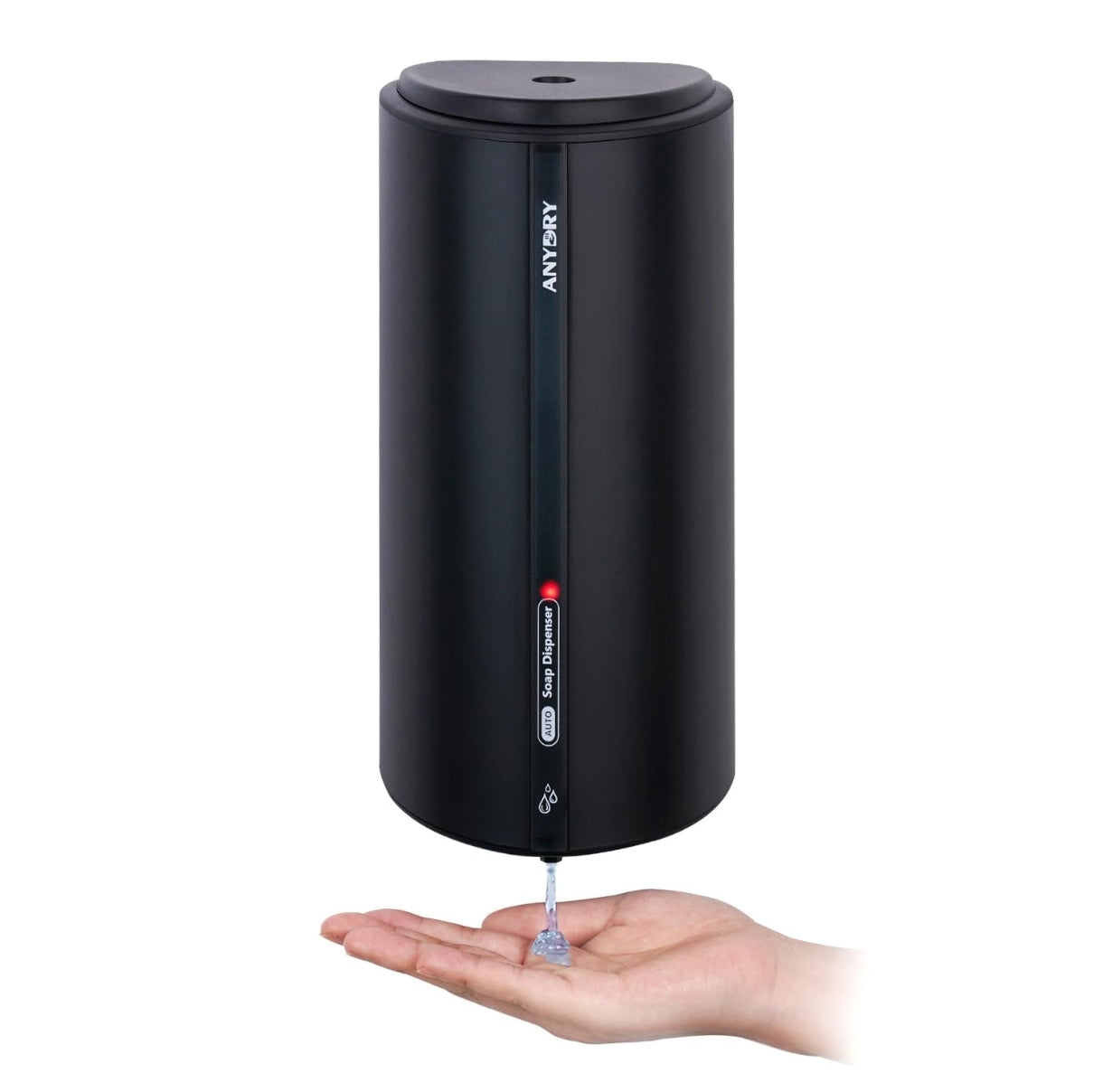 🧴 Avtomatski dozirnik mila – 860 ml, senzor na dotik, črna barva