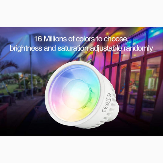 Pametne LED sijalke LIGHTEU Milight Miboxer 4x 6W GU10 RGB + CCT - naklikaj.si