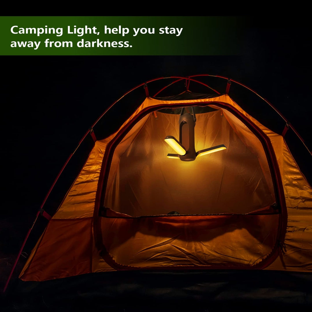 🏕 Prenosna LED kamp svetilka z 10.000mAh baterijo