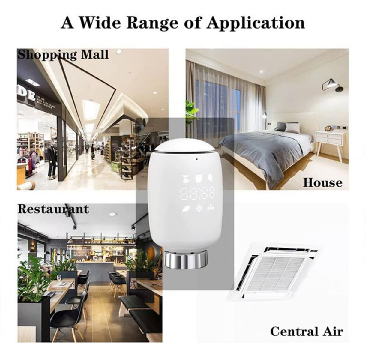 🌡️OSCEVIA TV05 Zigbee 3x brezžični pametni termostat za radiatorje, aplikacija Tuya, Alexa...