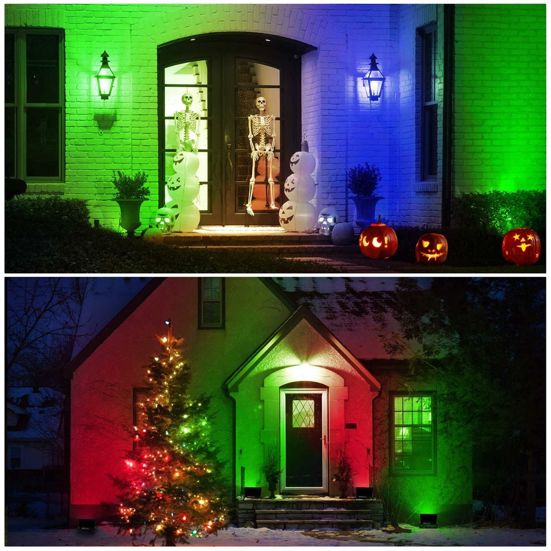 2x iLC RGB LED reflektor 30W – IP66, 16 milijonov barv, MESH povezava, Bluetooth (2kom)