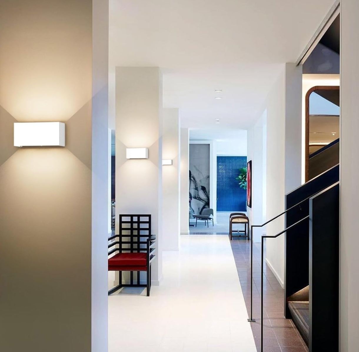 💡KLIGHTEN zunanja LED stenska svetilka 24W – bela, nastavljiv kot snopa, IP65, 3000K, aluminij