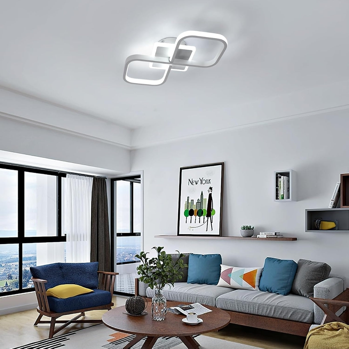 💡 Moderna LED stropna svetilka 36W, 6500K