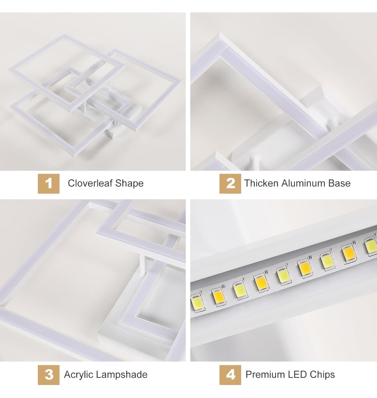 💡LED stropna svetilka z daljincem 40W, 4500lm