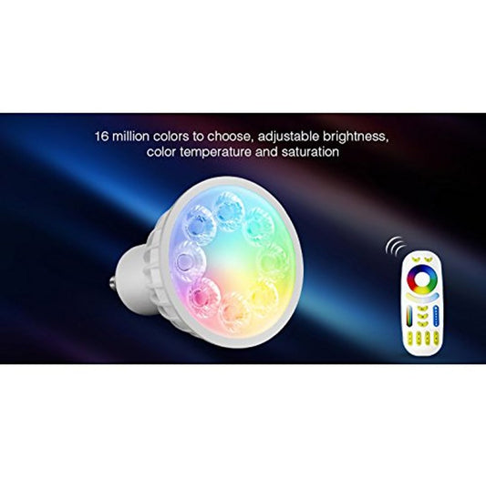 Miboxer komplet 4x GU10 4W (FUT103) RGB+CCT LED žarnic z daljincem (FUT092) - naklikaj.si