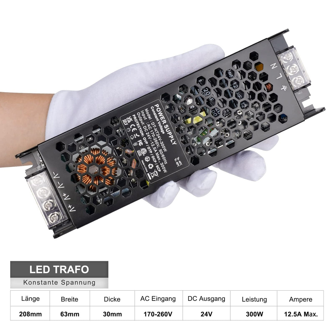 LED transformator REYLAX 24V 300W napajalnik - naklikaj.si