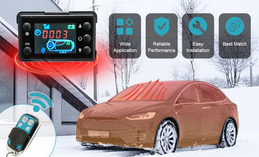 12V LCD krmilnik za dizelski grelec z daljinskim upravljalnikom