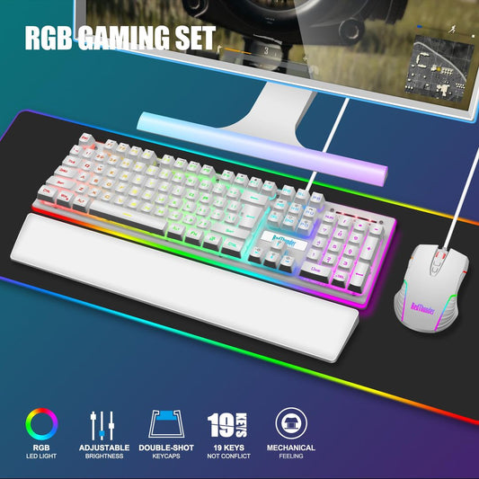 RedThunder K10 žična gamerska tipkovnica z miško - naklikaj.si