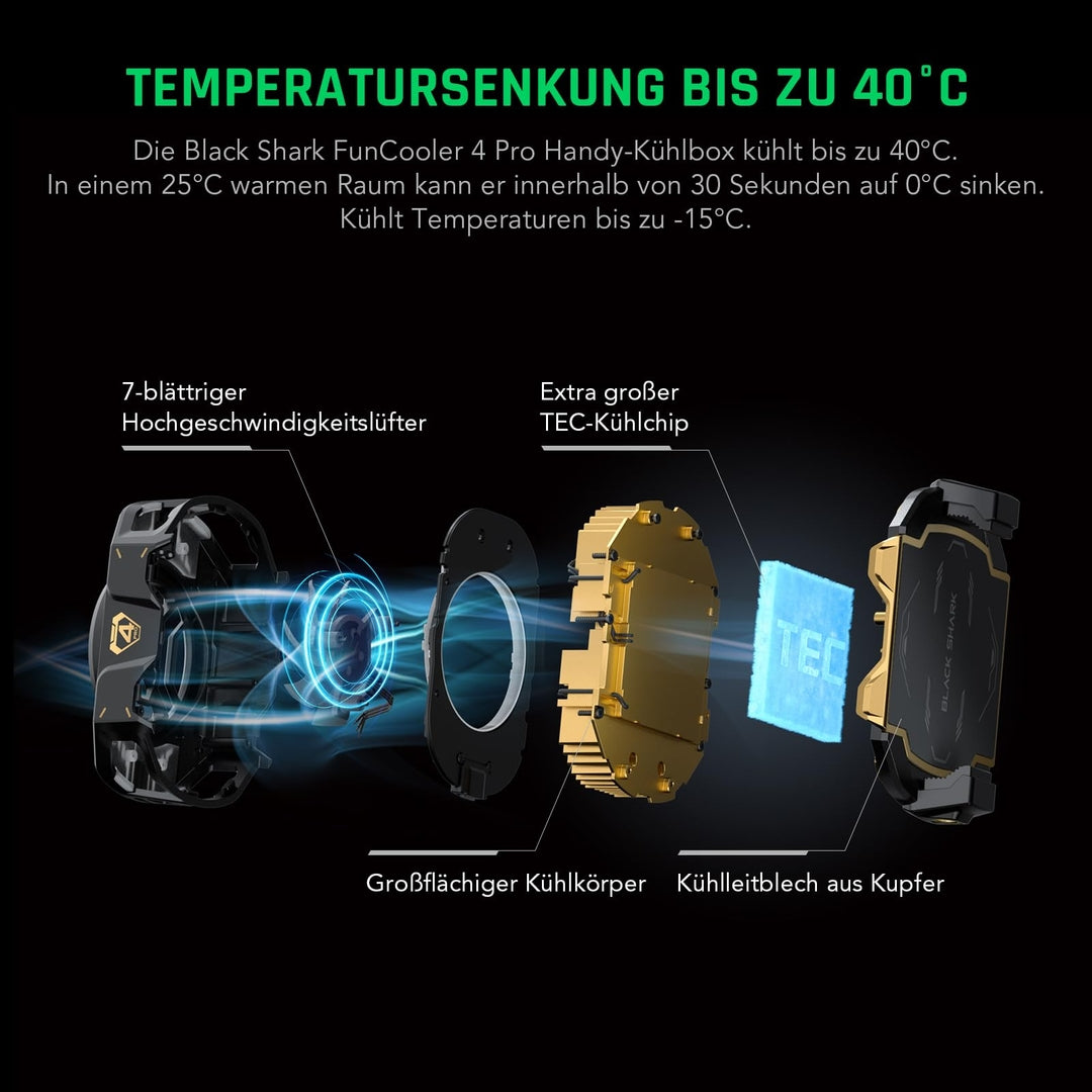 ❄️Black Shark FunCooler 4 Pro – Profesionalni hladilnik za telefone